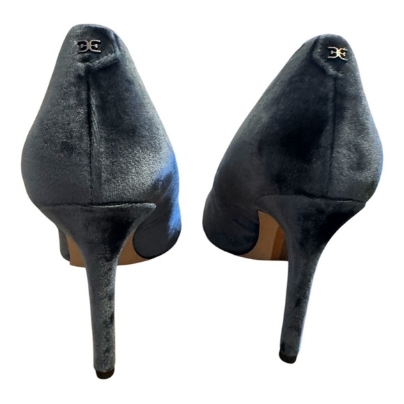 Sam Edelman Hazel Teal Velvet Pump - Picture 4 of 9